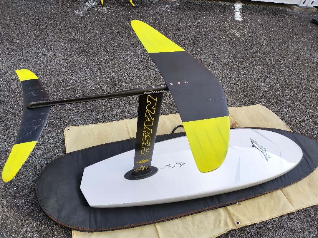 【湘南平塚手渡し】プローンボード/Naish Jet1650Foilセット/美品