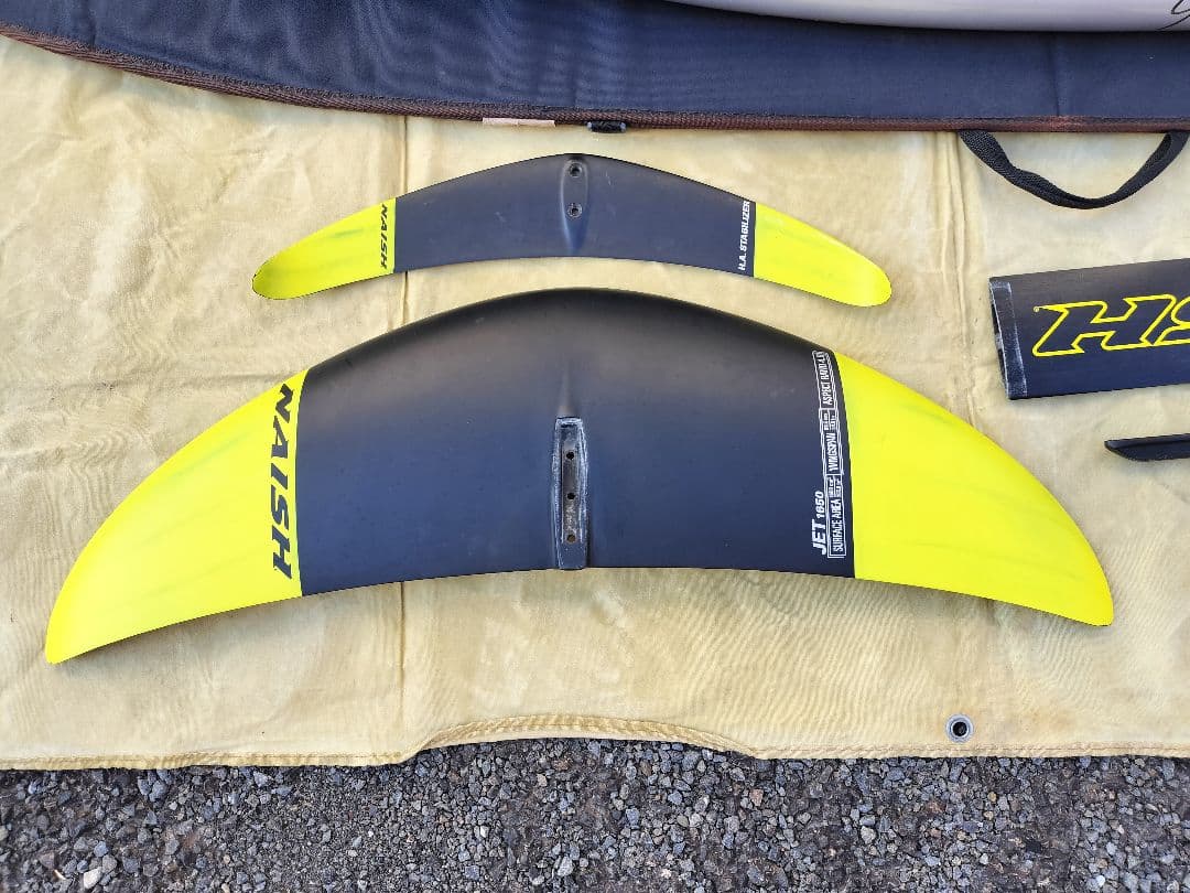【湘南平塚手渡し】プローンボード/Naish Jet1650Foilセット/美品