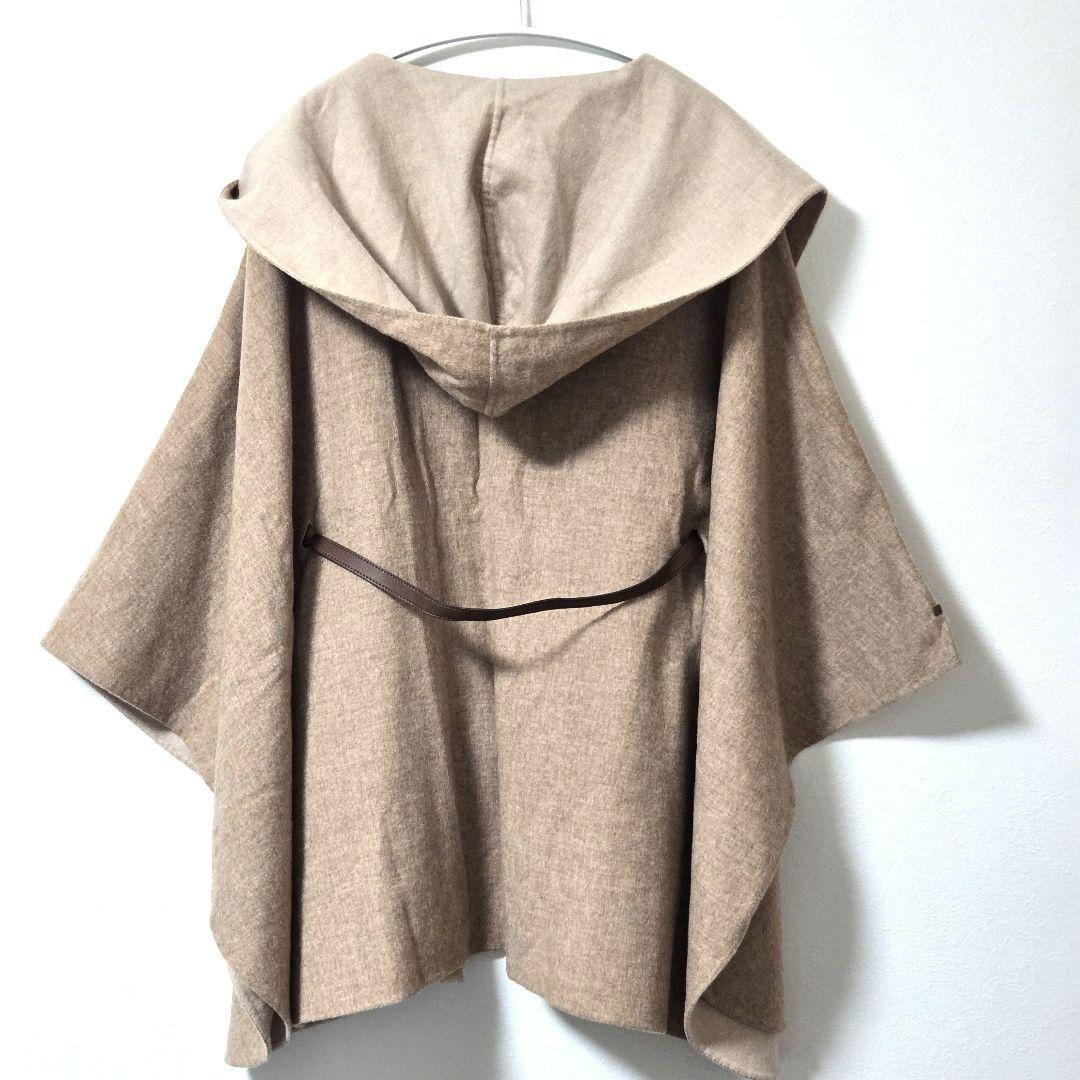 【美品】MORABITOケープ　ポンチョ　モラビトアウター　ケープポンチョ