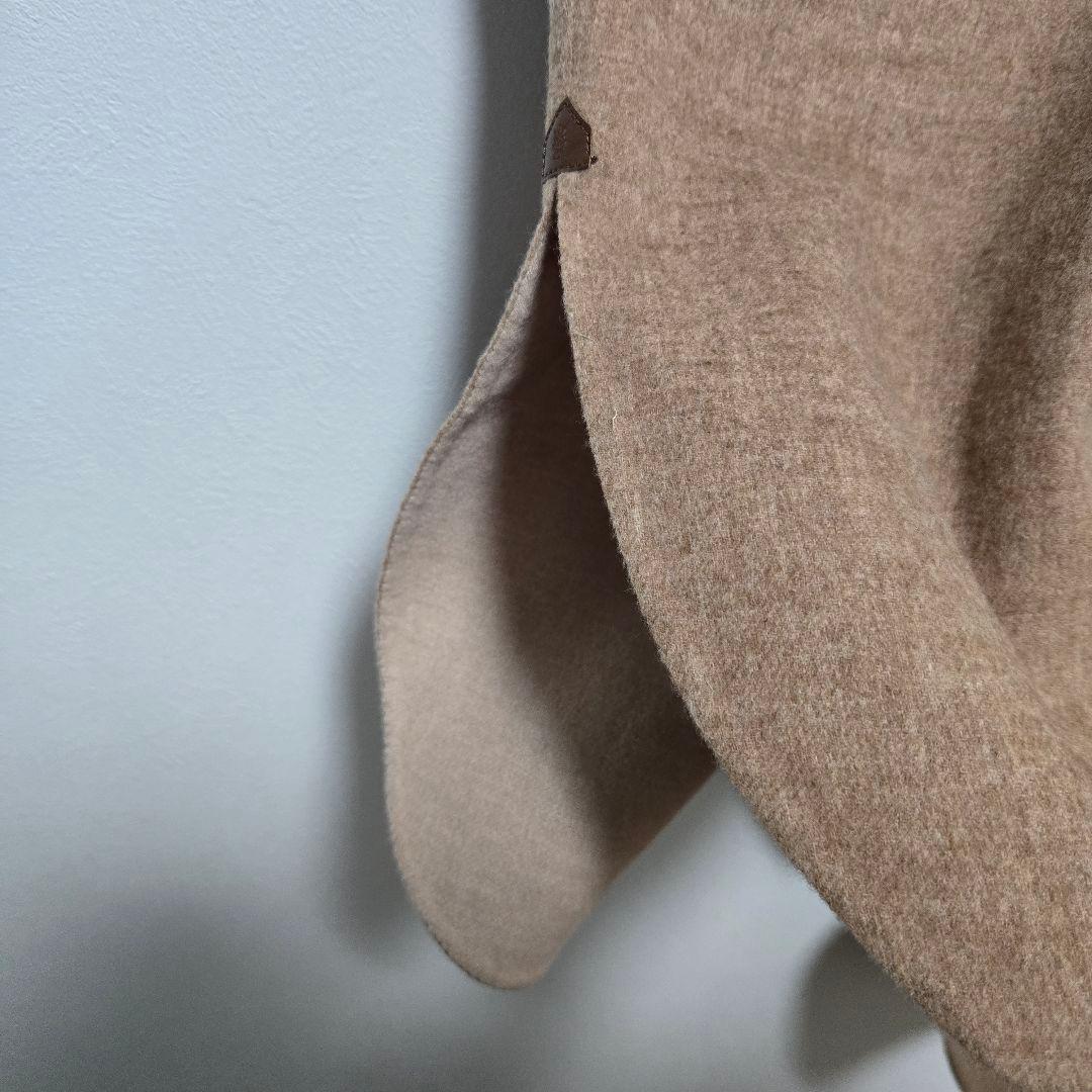 【美品】MORABITOケープ　ポンチョ　モラビトアウター　ケープポンチョ