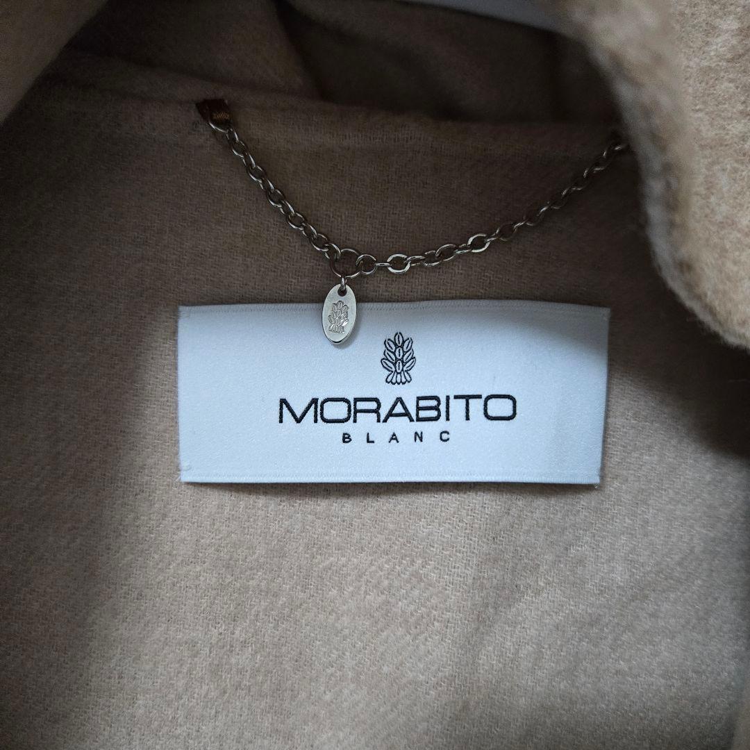 【美品】MORABITOケープ　ポンチョ　モラビトアウター　ケープポンチョ