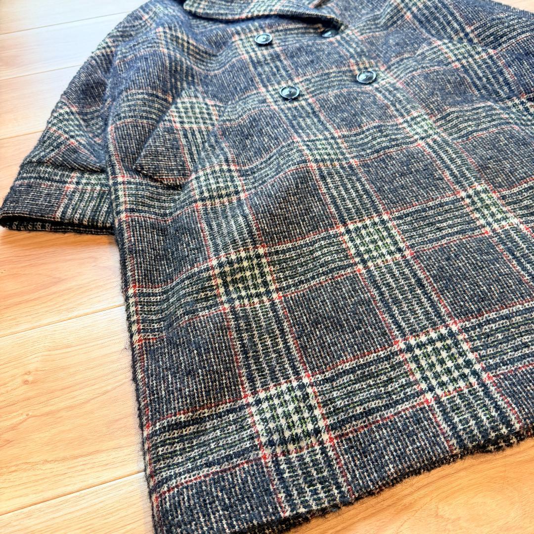 希少✨ティッカ　テントコート　アルパカ　モヘヤ　ロングコート　ダブル