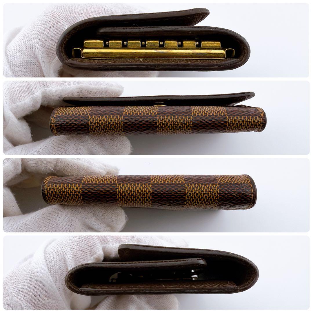 【極美品】ルイヴィトン ダミエ エベヌ ミュルティクレ6 キーケース