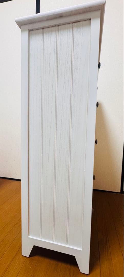 新品フレンチカントリー5段チェスト 幅60cm【静岡市引き取り5000円引き】