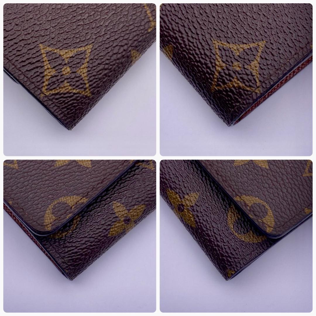 美品　ルイヴィトン　モノグラム　ミュルティクレ6　キーケース6連　茶