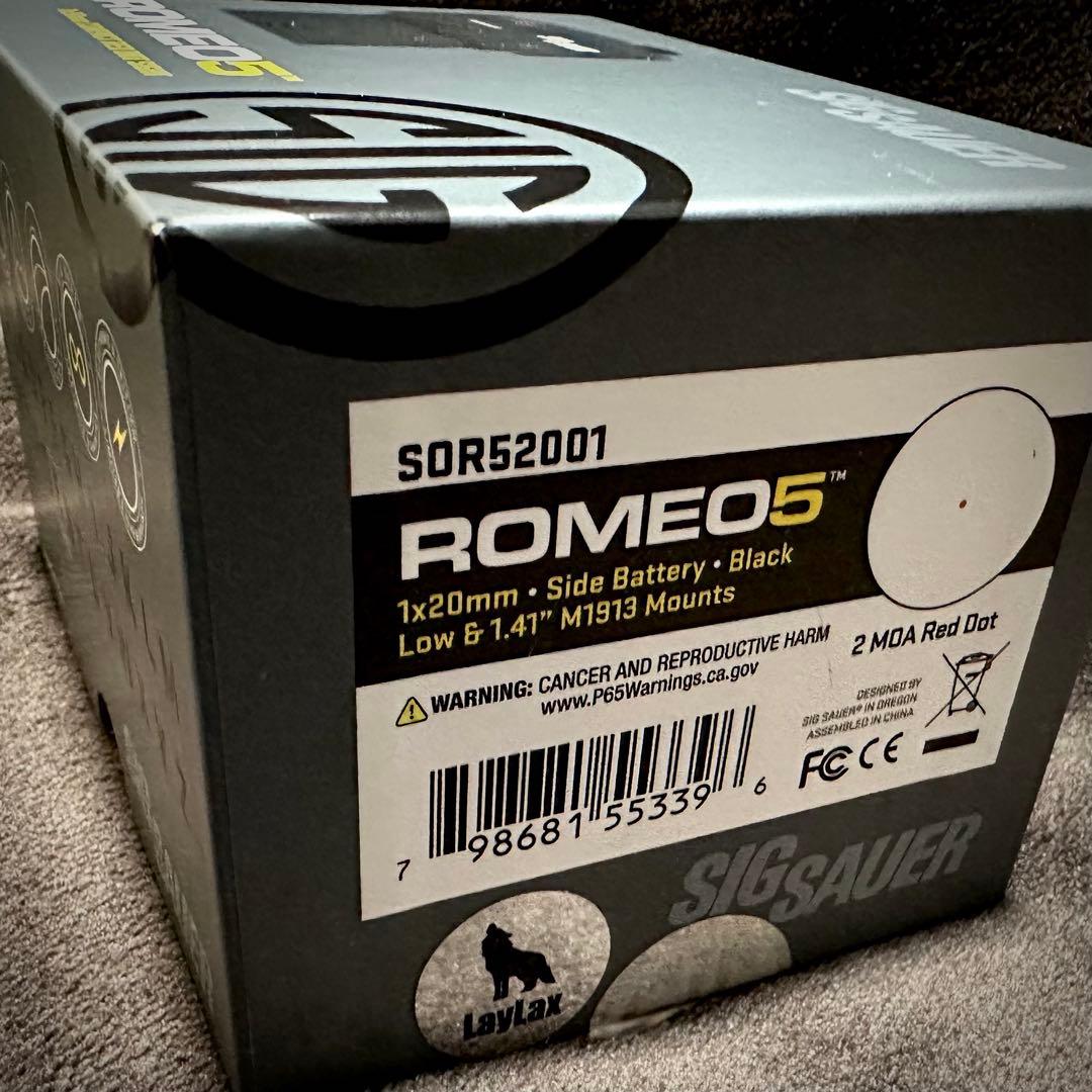 【実物】SIG SAUER ROME05 1x20mm レッドドットサイト