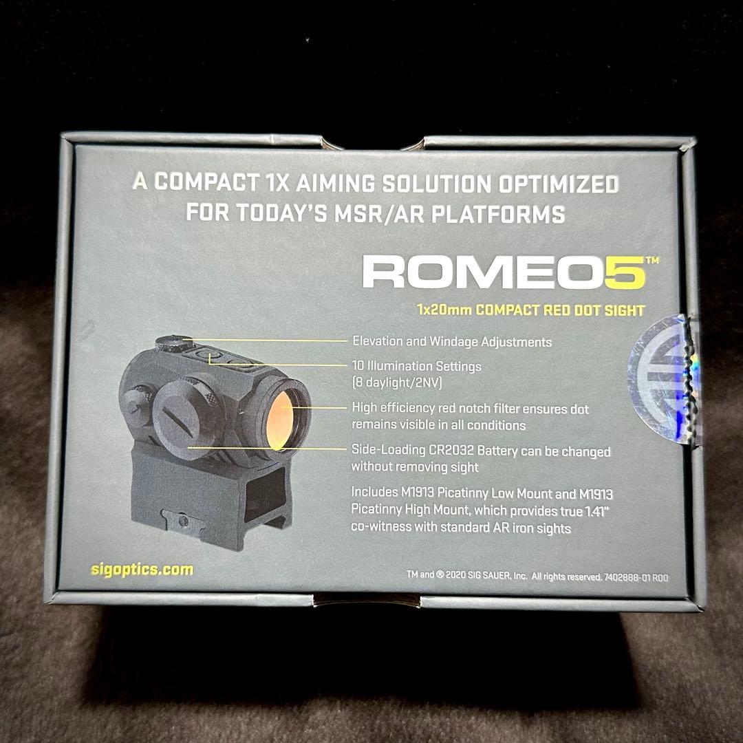 【実物】SIG SAUER ROME05 1x20mm レッドドットサイト