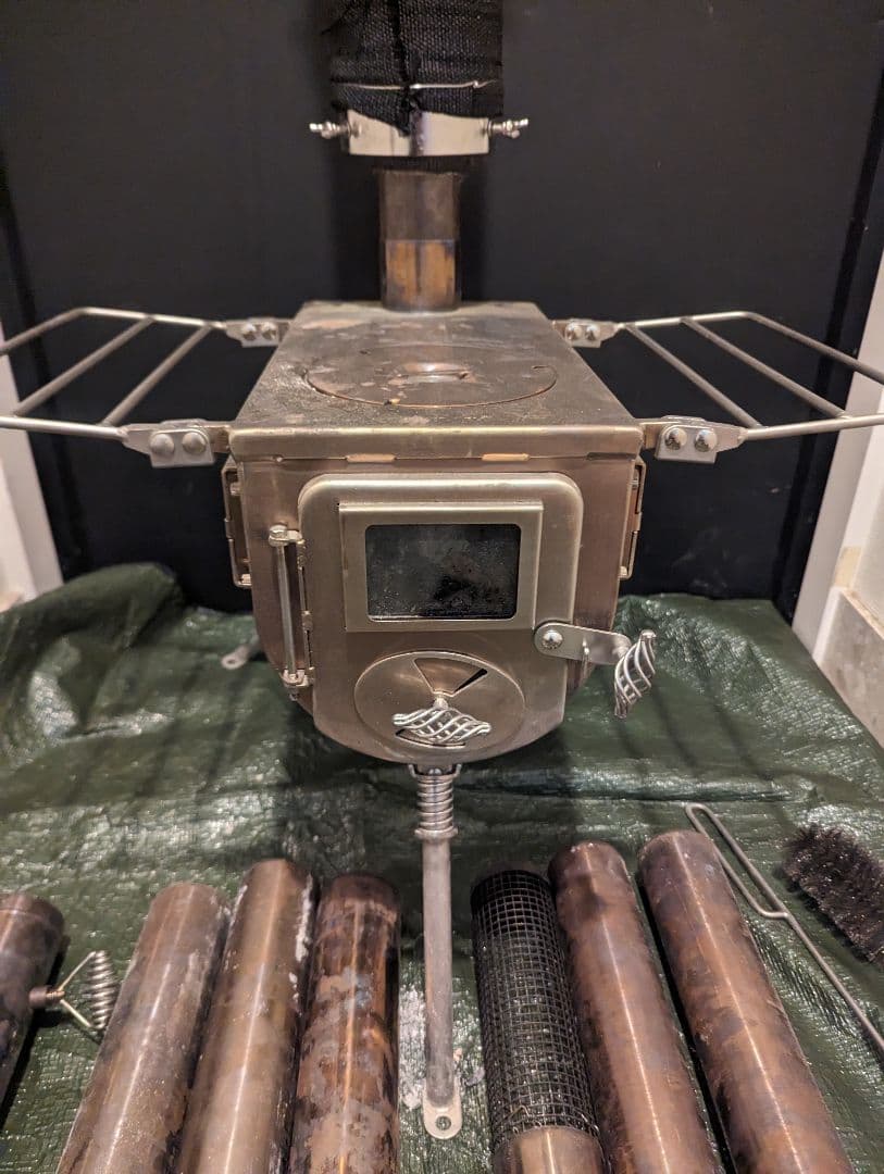 テンマクデサイン ウッドストーブ サイドビュー M