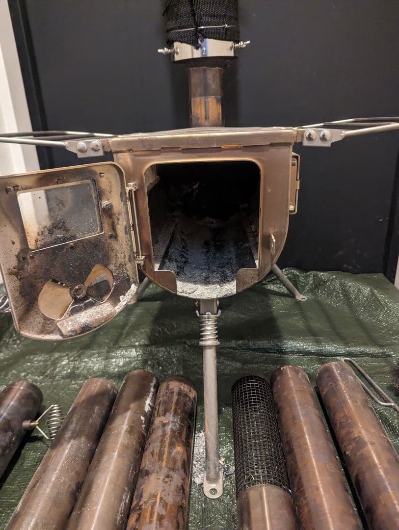 テンマクデサイン ウッドストーブ サイドビュー M