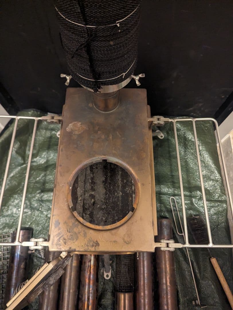 テンマクデサイン ウッドストーブ サイドビュー M