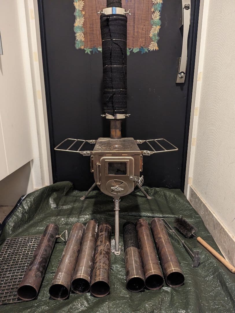 テンマクデサイン ウッドストーブ サイドビュー M