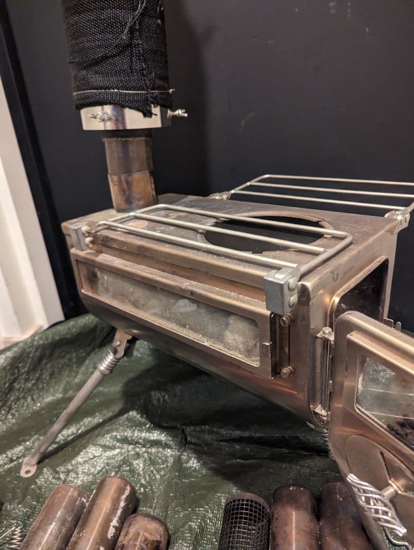 テンマクデサイン ウッドストーブ サイドビュー M