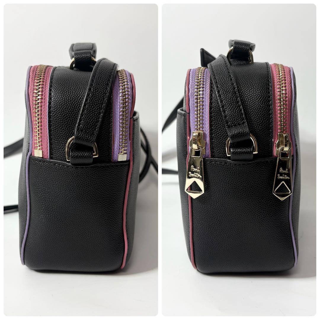 Paul Smith　ポールスミス　ダブルジップスクエア　ショルダーバッグ　美品