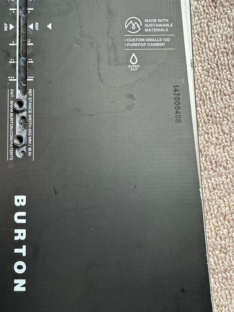 【最終値下げ】バートン BURTON CUSTOM SMALLS 130