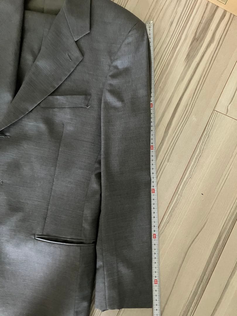 ジョルジョアルマーニ　イタリア製 グレー シングルスーツ