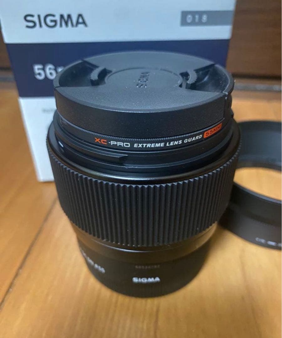 美品 SIGMA 56mm F1.4 DC DN レンズ SONY Eマウント