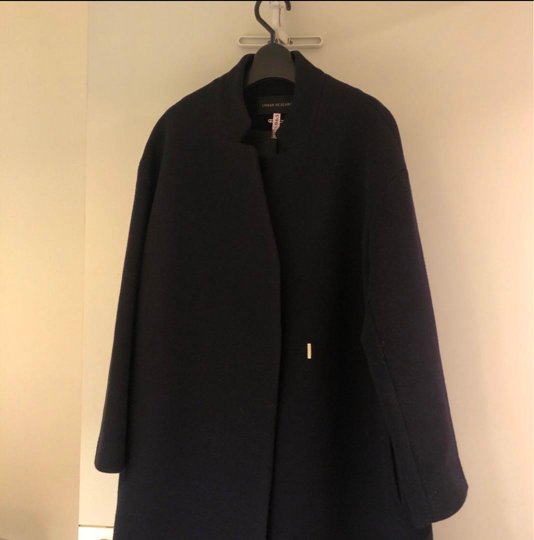 【美品】アーバンリサーチ　コート　ネイビー　38