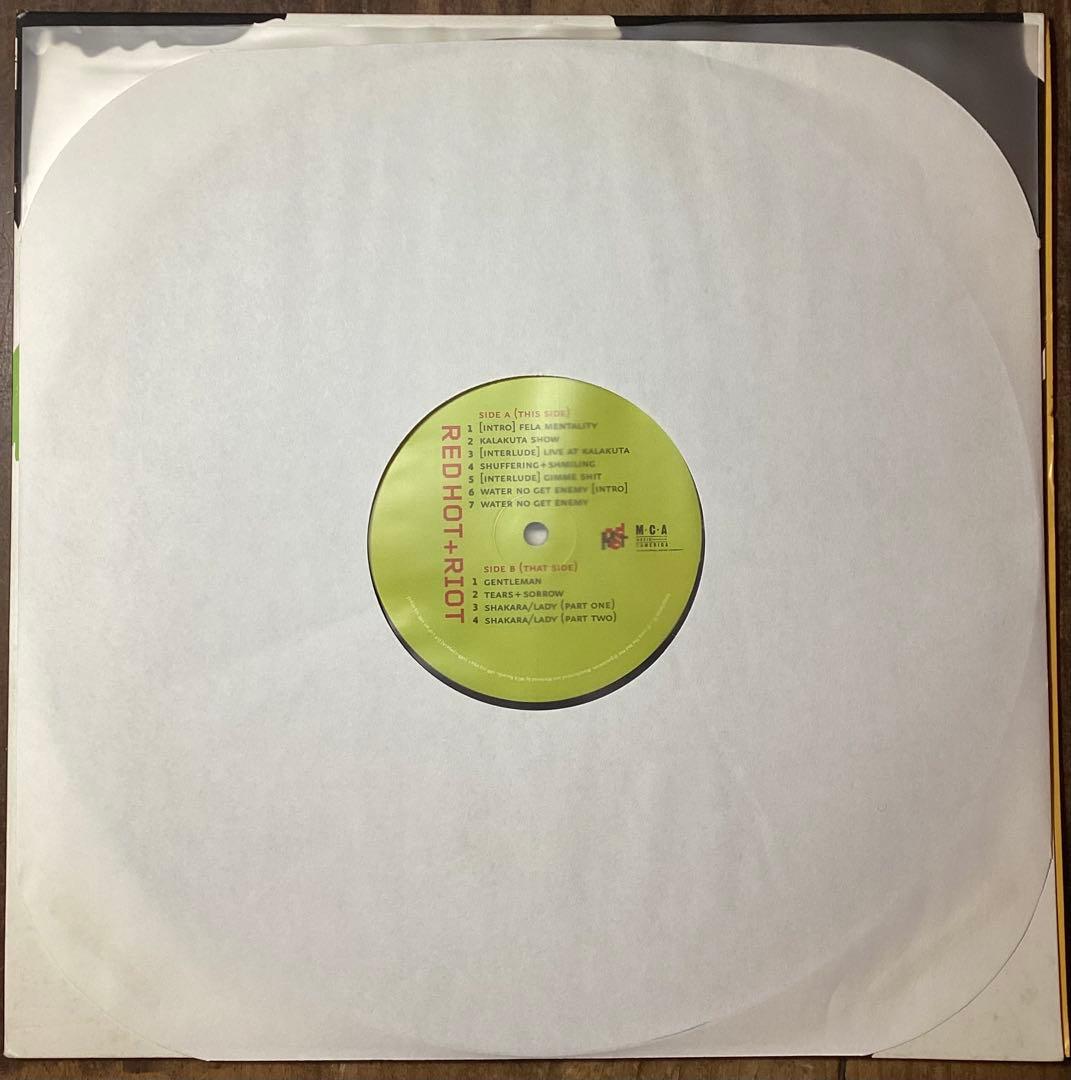 Fela kuti トリビュートレコード　RED HOT RIOT 2LP