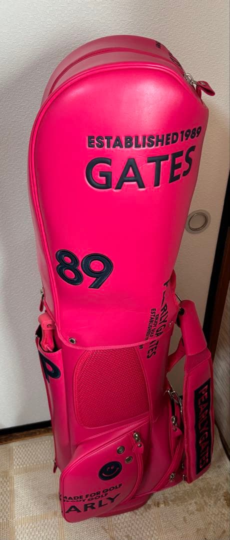 新品 PEARLY GATES キャディバッグ ピンク ゴルフ パーリーゲイツ