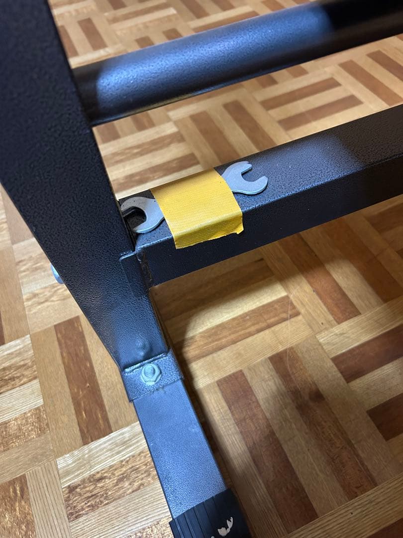 筋トレベンチ+シャフト+ウェイト15kg×2＋4kg鉄アレイ　自宅内使用 手渡し