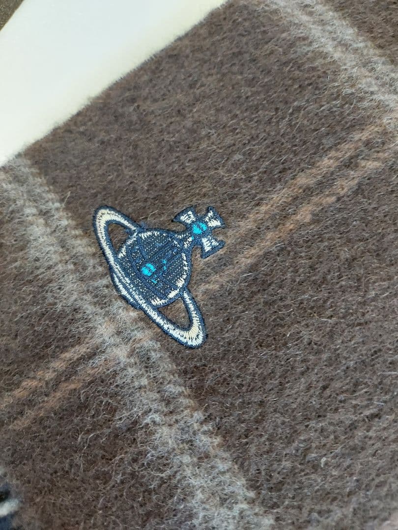 Vivienne Westwoodカシミヤ100% マフラー 格子柄 極美品