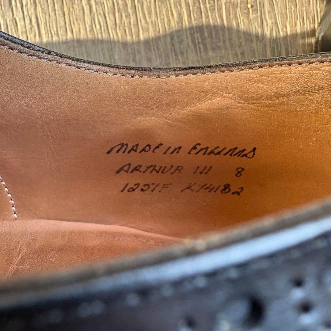 【JOSEPH CHEANEY】 ARTHUR Ⅲ / ブラックUK8(F)