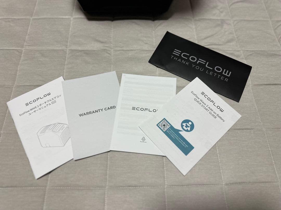 ただ ECOFLOW WAVE2 冷暖房エアコン 専用バッテリー付き