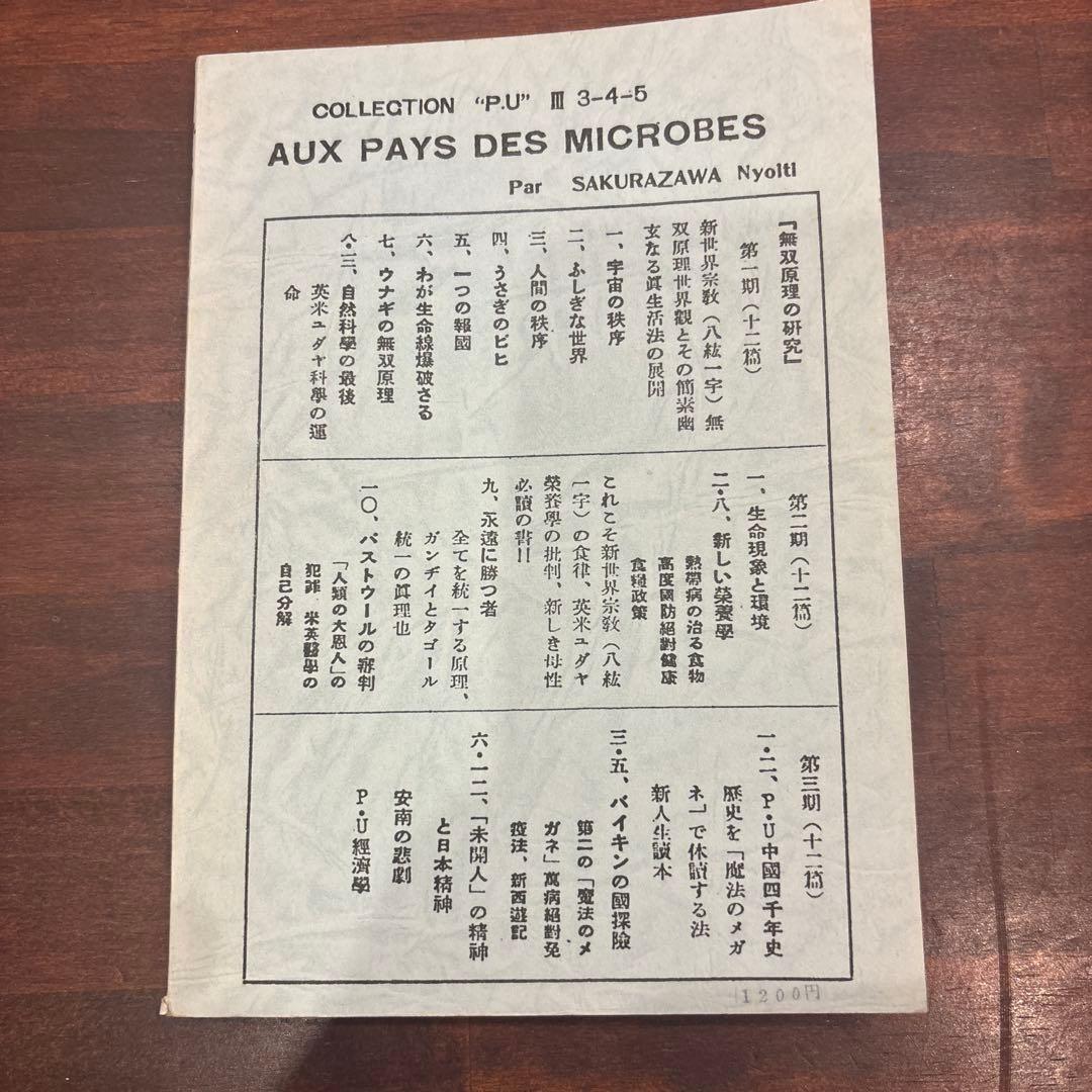 バイキンのの國探險　桜沢如一著