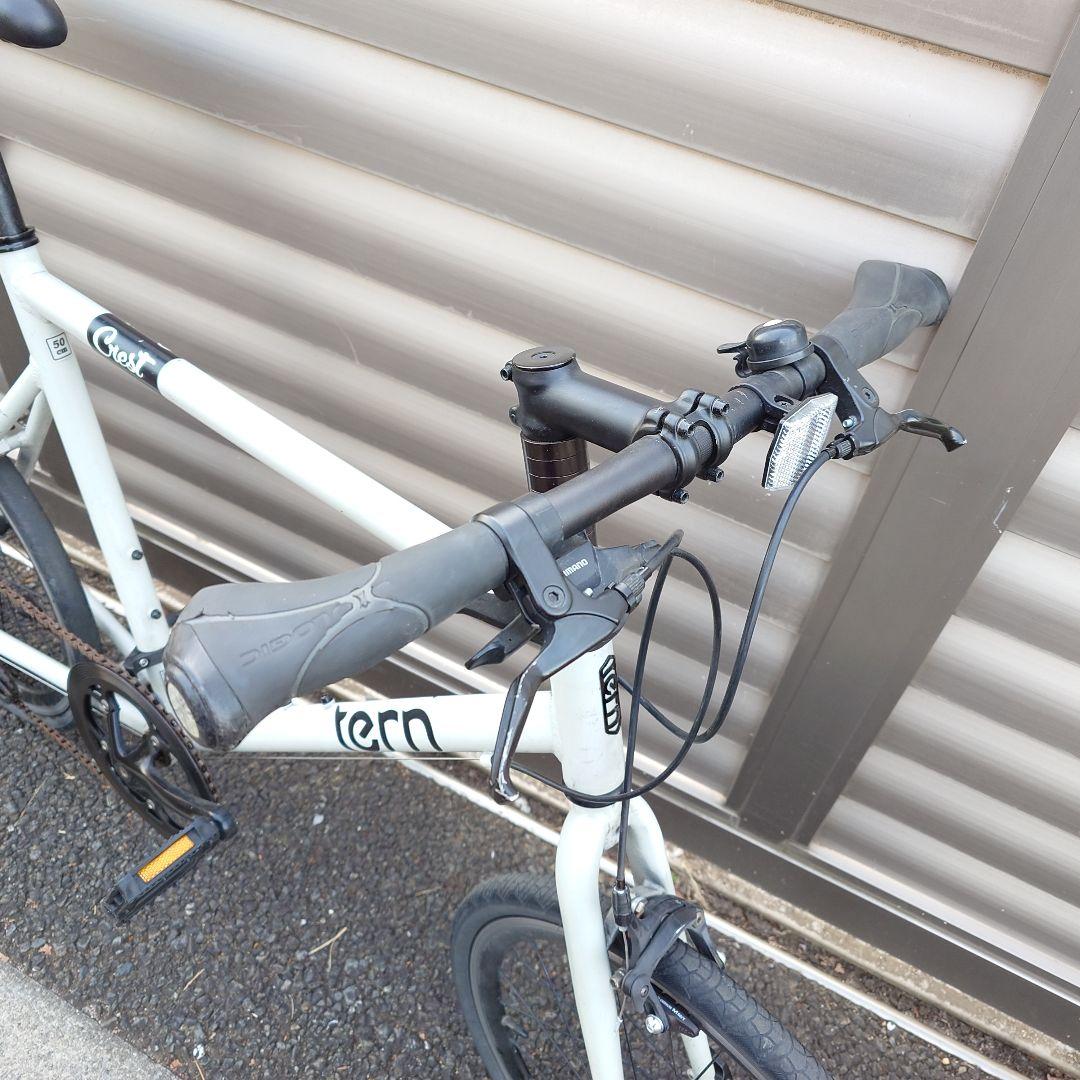 【手渡し　東京都】Tren Crest　ミニベロ　50サイズ　グレー