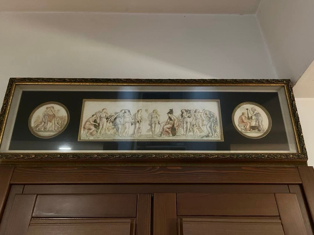 プ*ま様 アンティーク　西洋彫刻　壁掛け額縁装飾