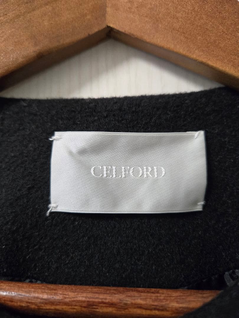 CELFORD ブラック ロングコート