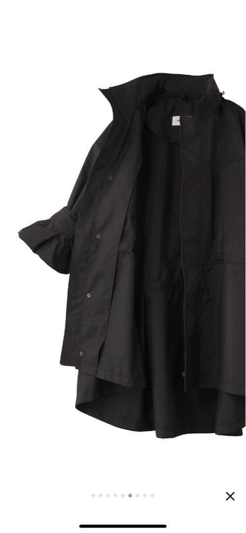 THE RERACSミドルレングスシェルモンスターパーカー36サイズ