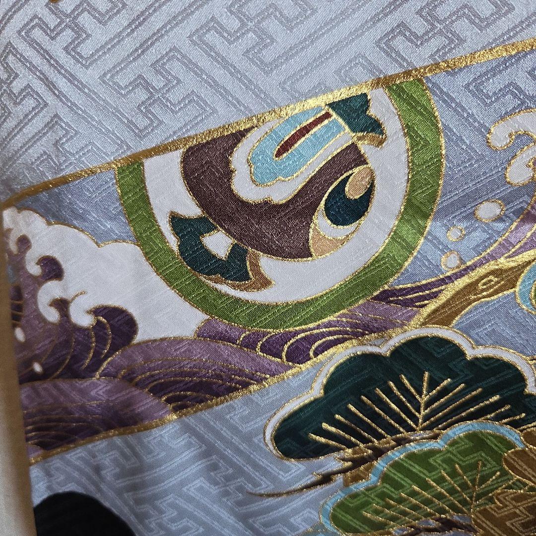 1-11　正絹　男の子お祝い着物　長襦袢付き　産着　逸品