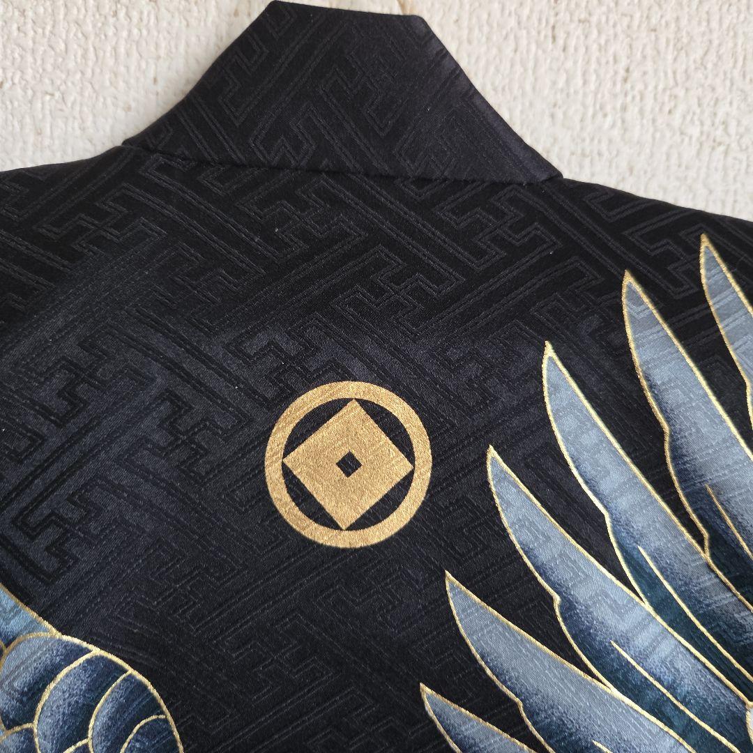 1-11　正絹　男の子お祝い着物　長襦袢付き　産着　逸品