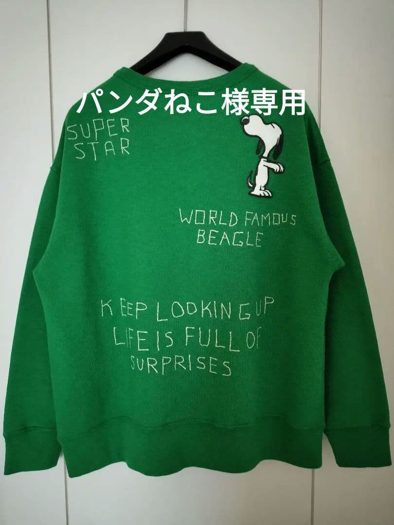 パンダねこ★未使用★デニム&ダンガリー02 ワッペン 刺繍 FITH