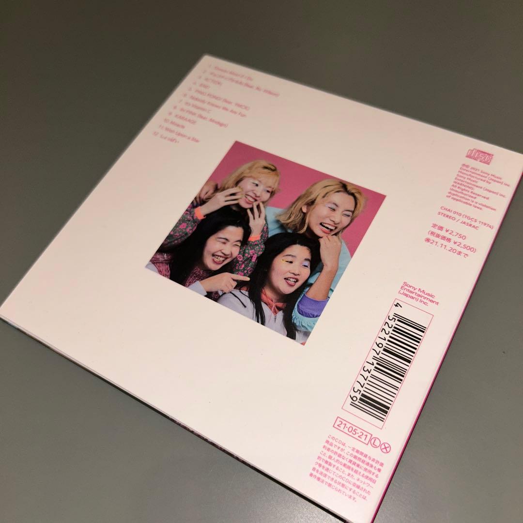 (1632) 直筆サイン入り ステッカー付き CHAI WINK CD バンド