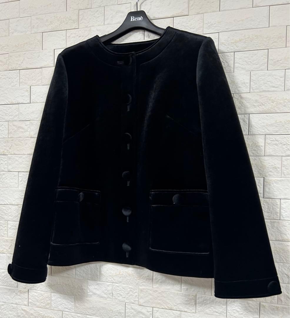 新品未使用　ルネ　ベロアジャケット34