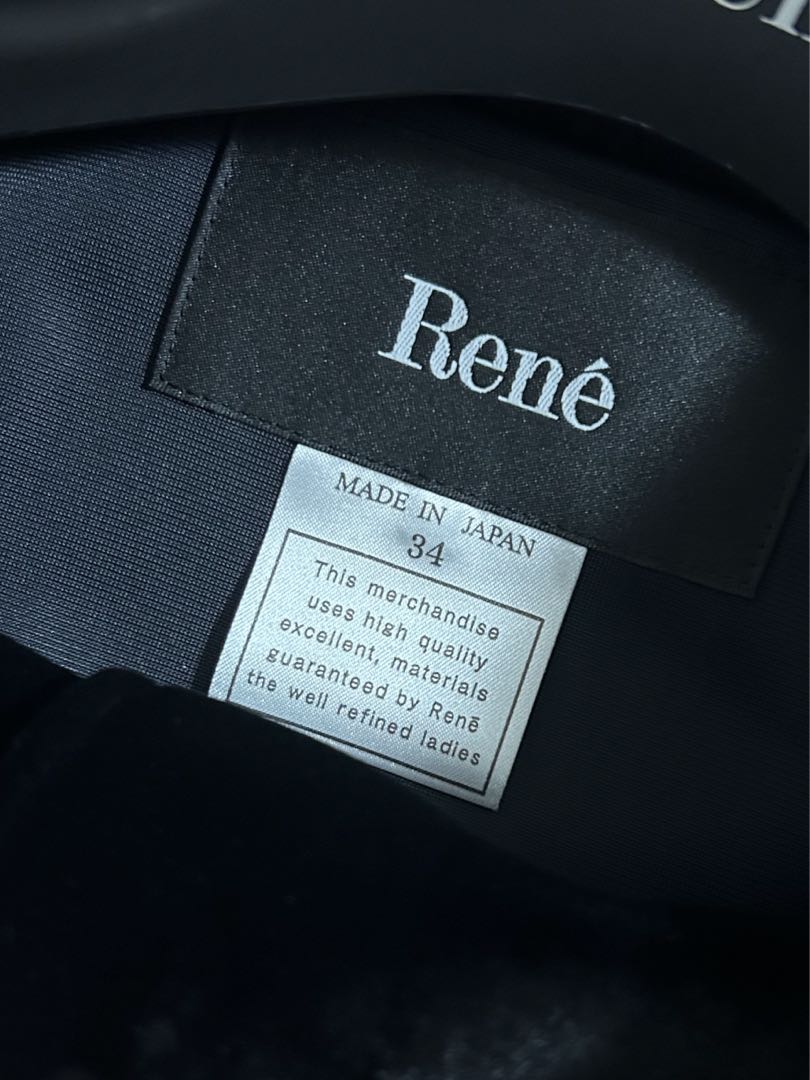 新品未使用　ルネ　ベロアジャケット34