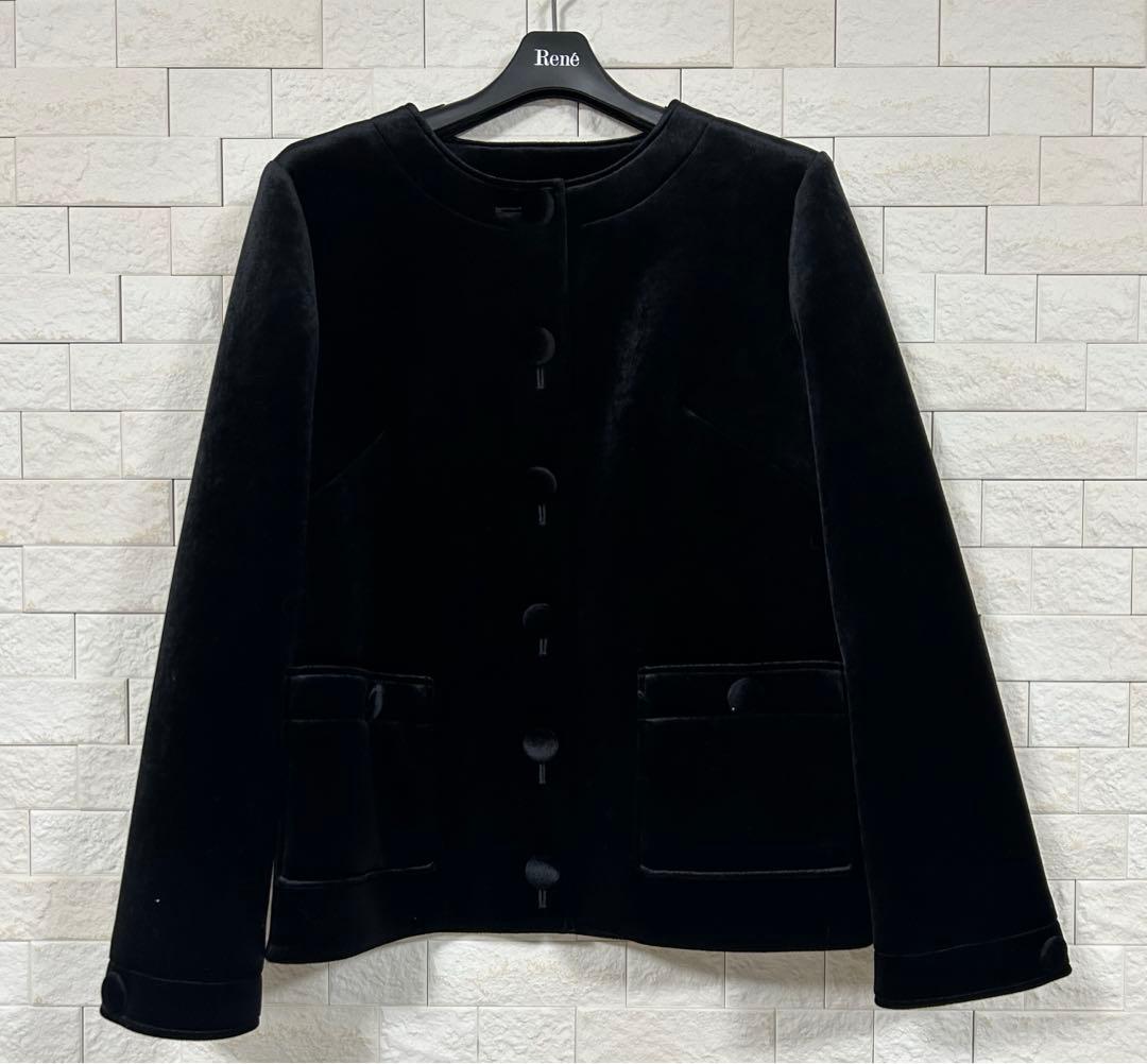 新品未使用　ルネ　ベロアジャケット34