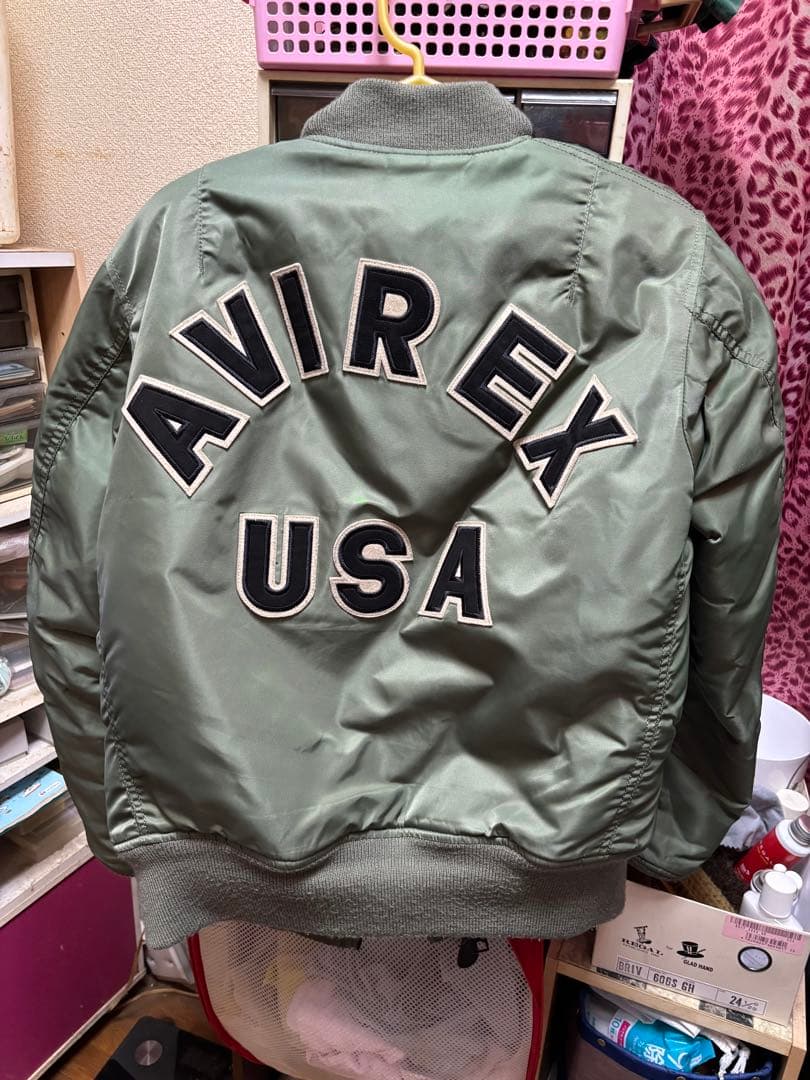 AVIREX MA-1 フライトジャケット オリーブグリーン