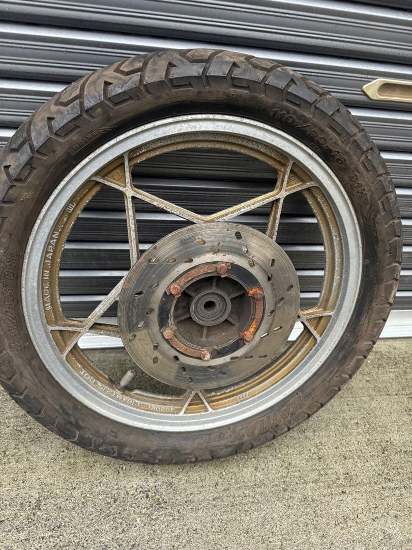 18インチ　星キャスト　ホイール　gsx400f gs400 gsx400e