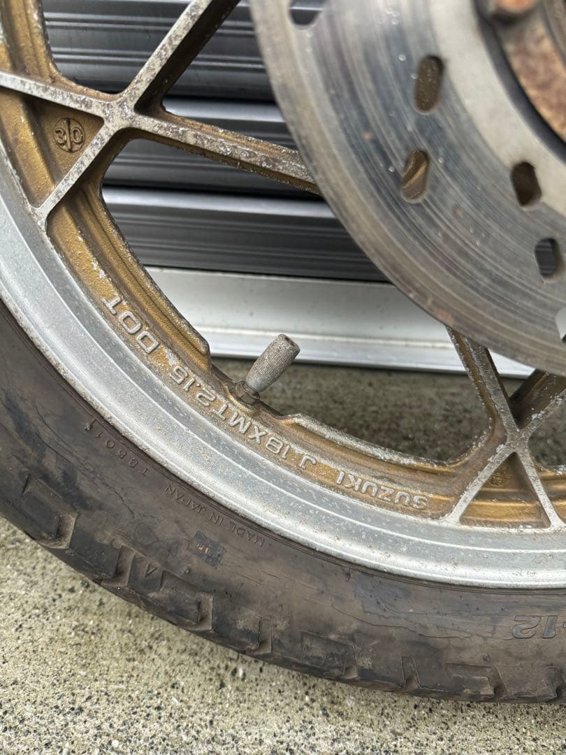 18インチ　星キャスト　ホイール　gsx400f gs400 gsx400e