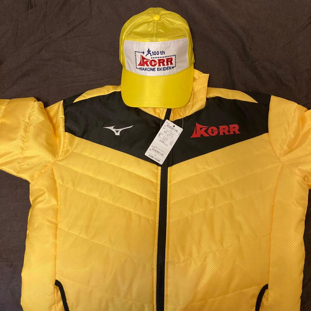 箱根駅伝100回大会　ベンチコート　キャップ　Lサイズ