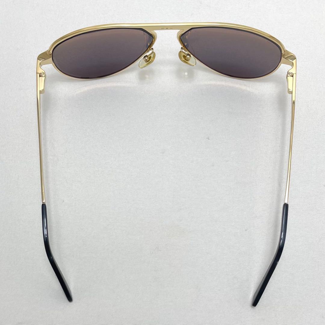 美品✨Cartier カルティエ サングラス CT0101S ティアドロップ 金