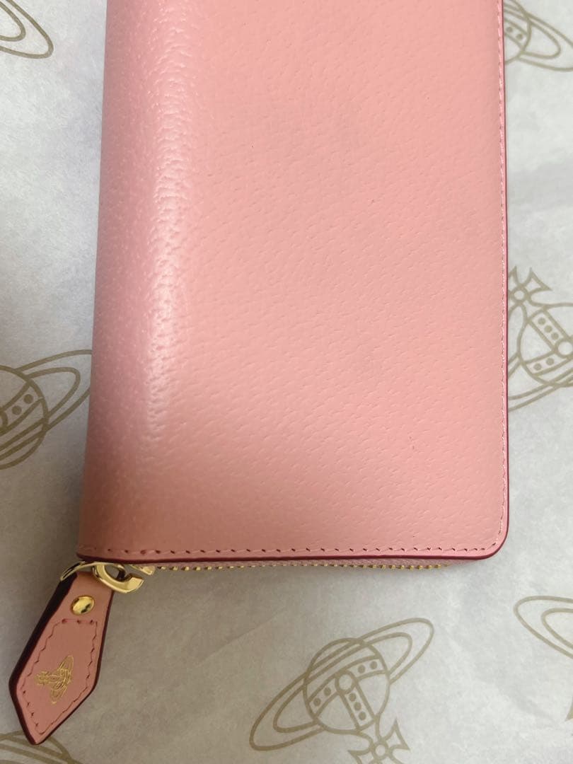 新品 Vivienne Westwood ピンク BIGオーブ 長財布