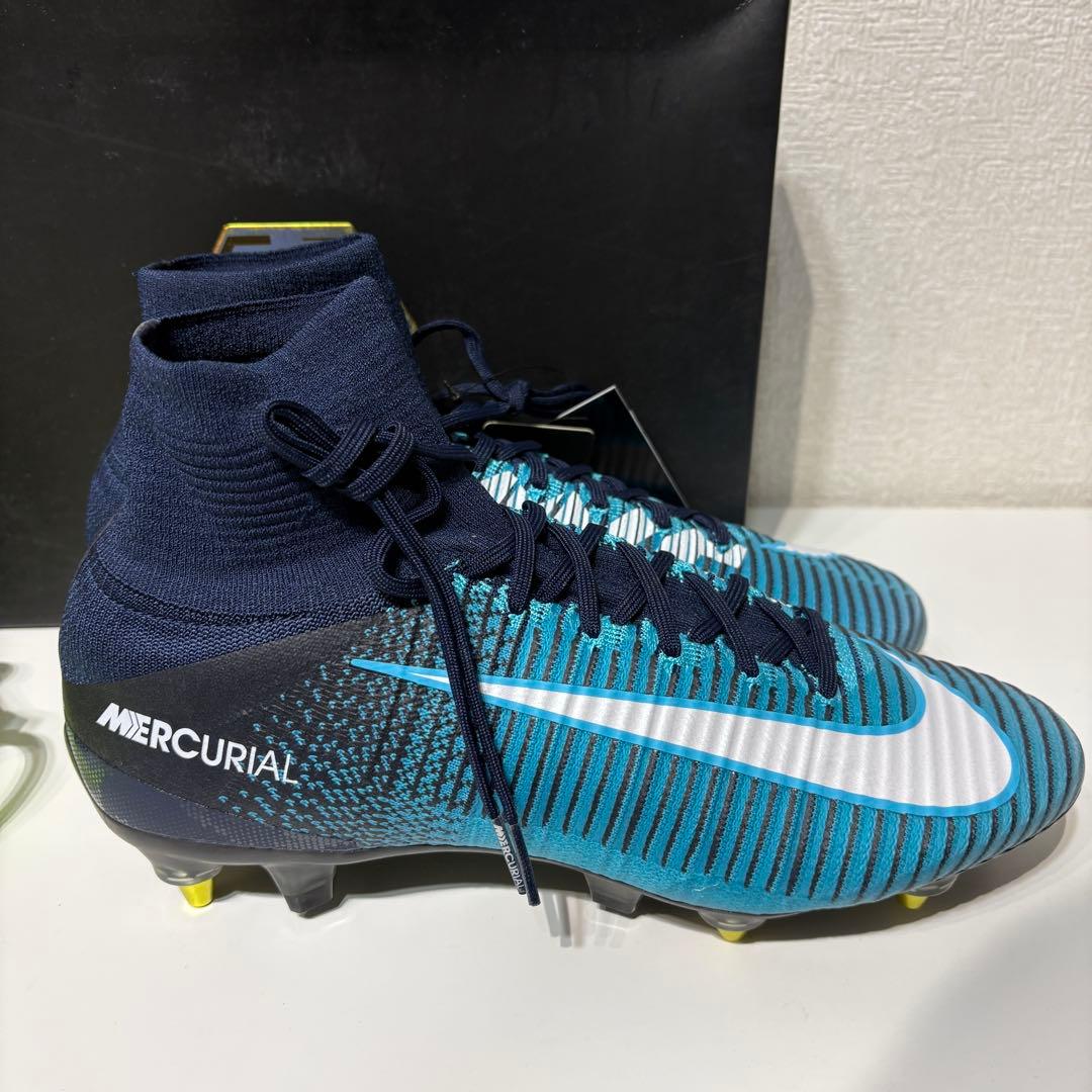 ナイキ マーキュリアル スーパーフライ V SG-PRO サッカー スパイク 青