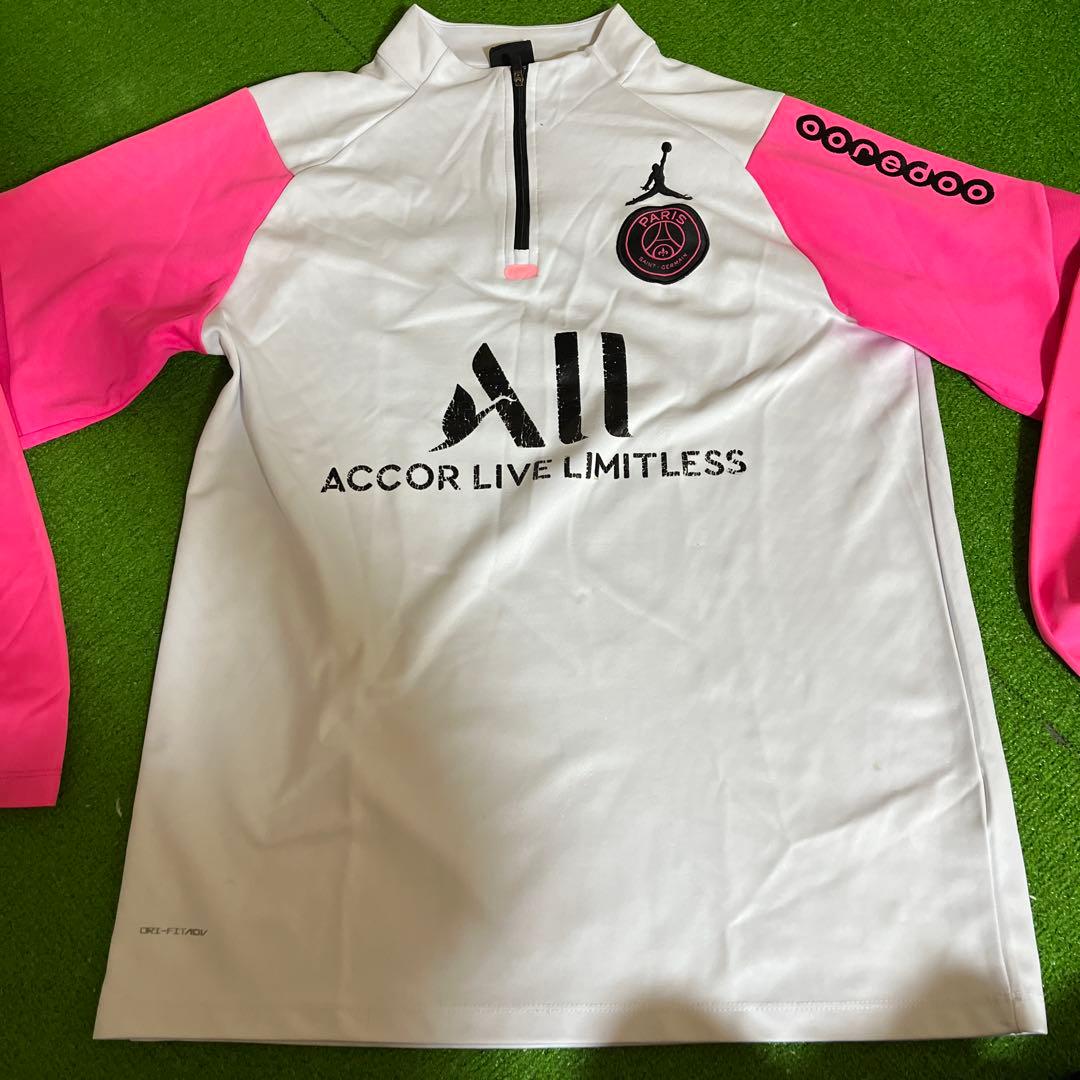 パリ・サンジェルマン トレーニングウェア ホワイト/ピンク