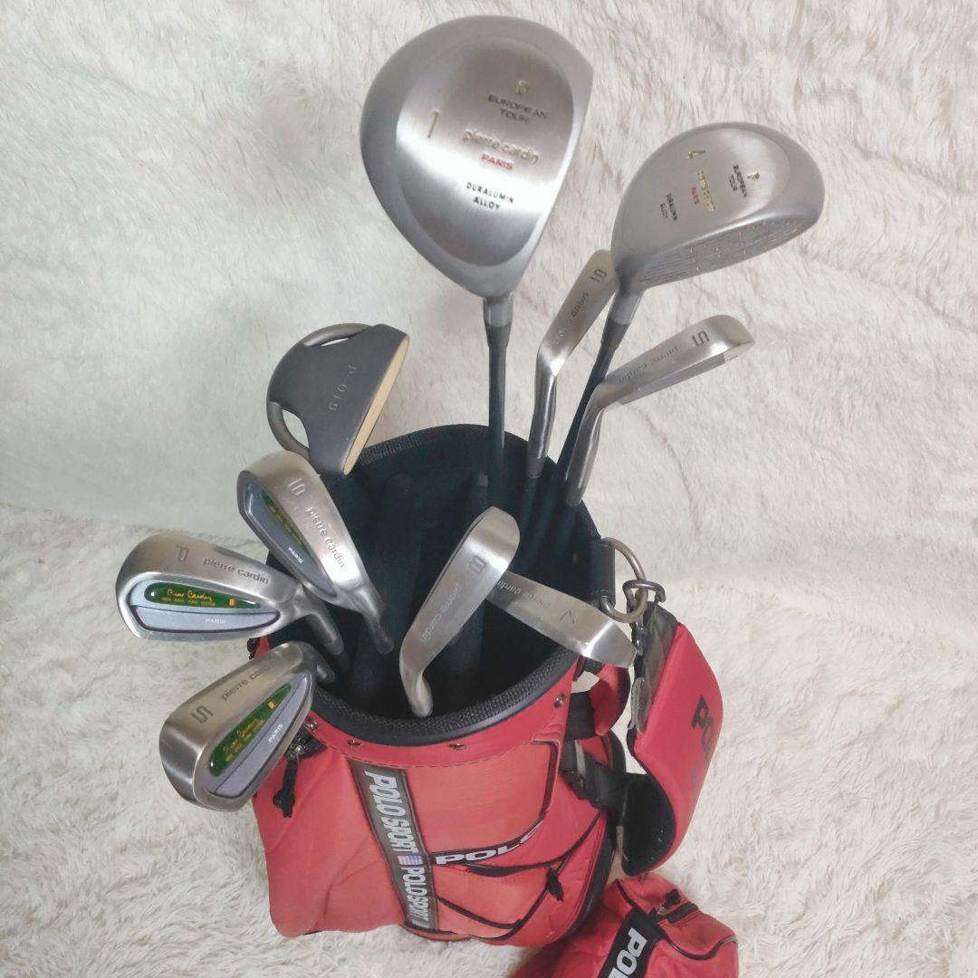 【美品】ピエールカルダン　レディースゴルフセット　ポロスポーツ キャディバッグ
