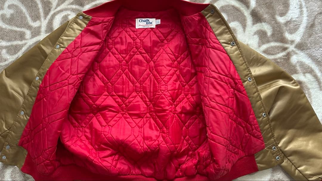 90s chalk line 49ers スタジャンUSA製 長瀬智也着用