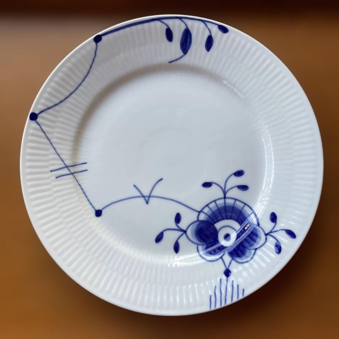 【ロイヤルコペンハーゲン】 ブルーフルーテッドメガプレート　22cm ✖️2枚